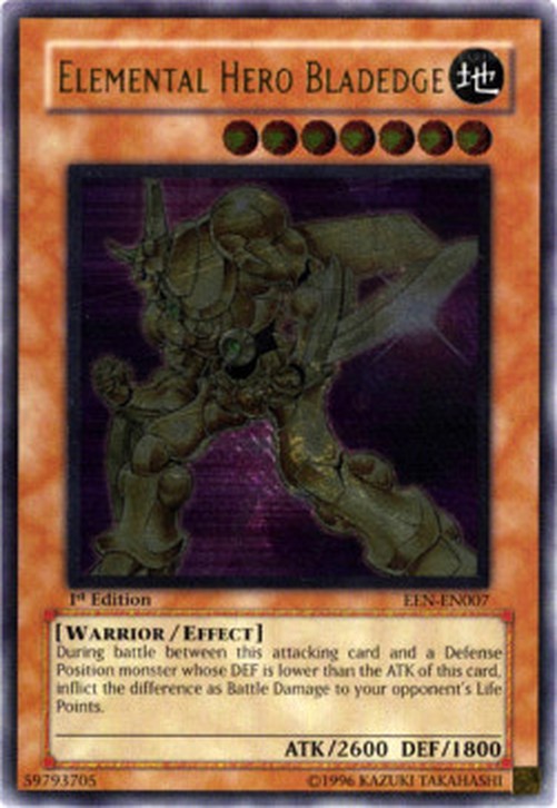 Yu-Gi-Oh! EEN Elemental HERO Bladedge (V.2 - Ultimate Rare)