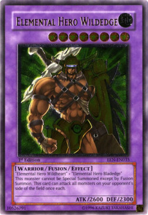 Yu-Gi-Oh! EEN Elemental HERO Wildedge (V.2 - Ultimate Rare)