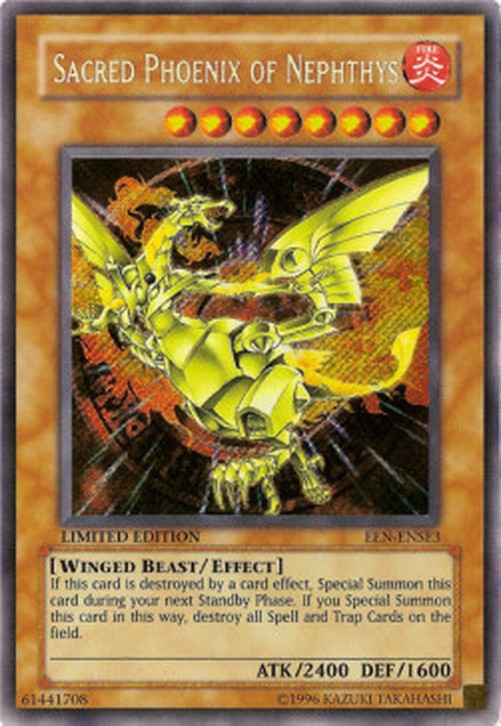 Yu-Gi-Oh! EEN Sacred Phoenix of Nephthys
