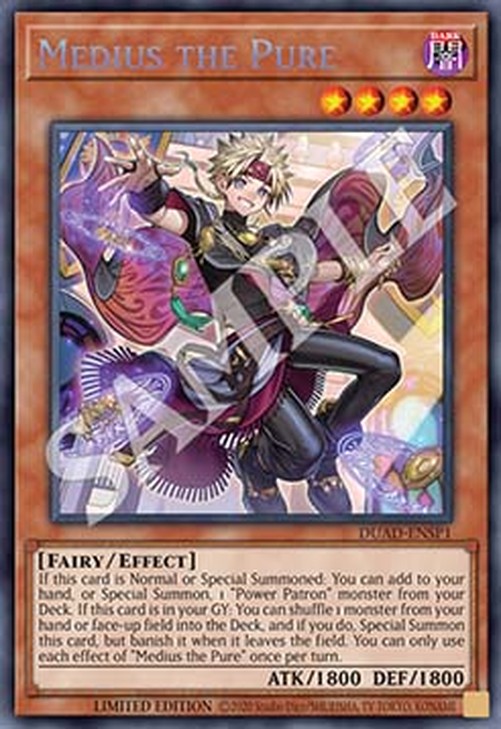 Yu-Gi-Oh! DUAD Medius the Pure (V.2 - Secret Rare)