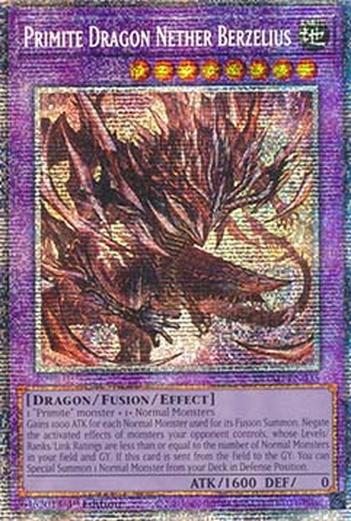 Yu-Gi-Oh! DUAD Primite Dragon Nether Berzelius (V.2 - Starlight Rare)