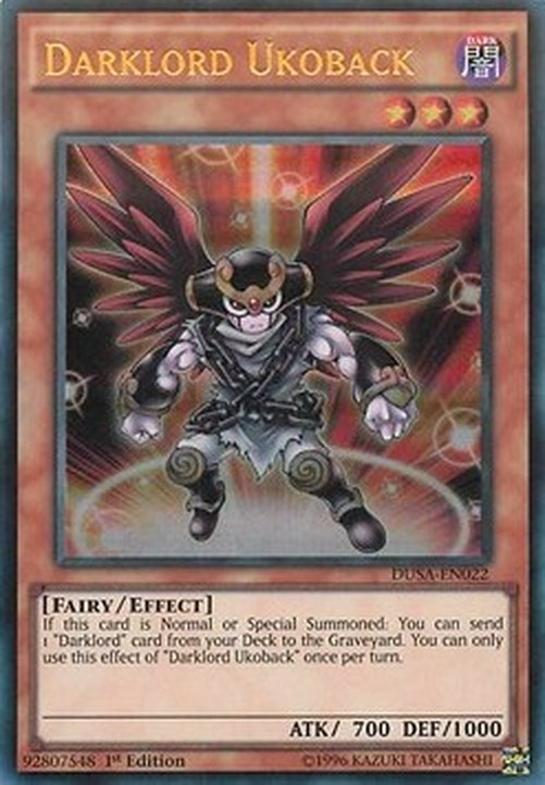 Yu-Gi-Oh! DUSA Darklord Ukoback