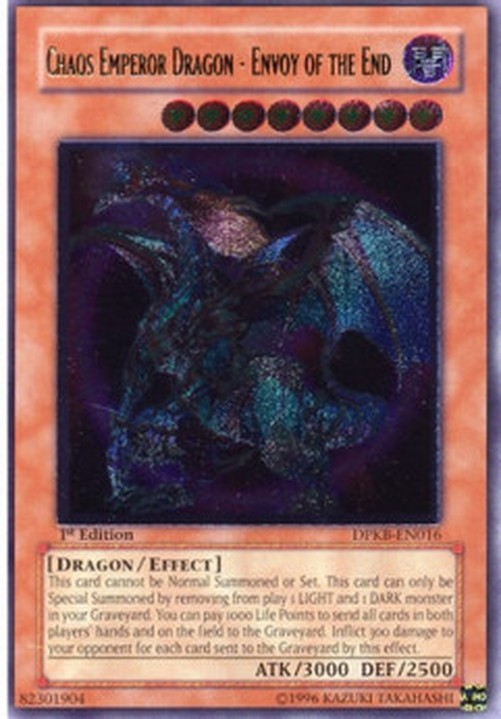Yu-Gi-Oh! DPKB Chaos Emperor Dragon - Envoy of the End (V.1 - Ultimate Rare