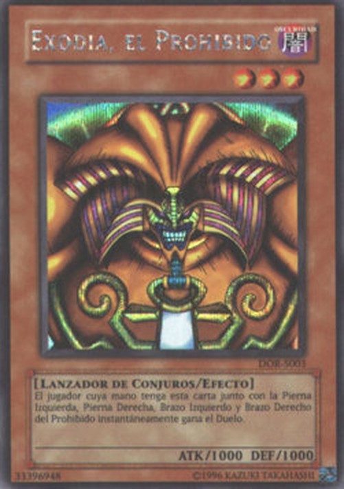 Yu-Gi-Oh! DOR Exodia the Forbidden One