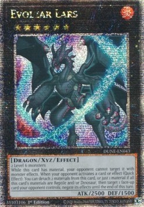 Yu-Gi-Oh! DUNE Evolzar Lars (V.2 - Quarter Century Secret Rare)