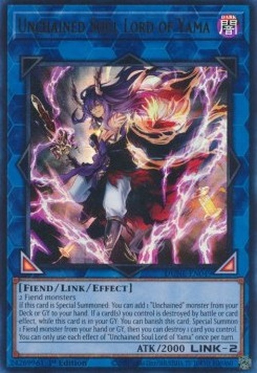 Yu-Gi-Oh! DUNE Unchained Soul Lord of Yama (V.1 - Ultra Rare)