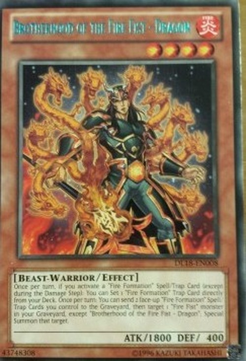 Yu-Gi-Oh! DL18 Brotherhood of the Fire Fist - Dragon (V.2 - Rare)