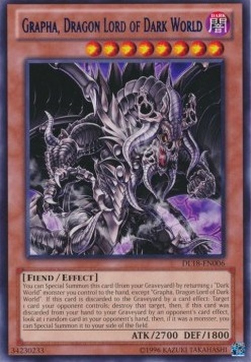 Yu-Gi-Oh! DL18 Grapha, Dragon Lord of Dark World (V.1 - Rare)