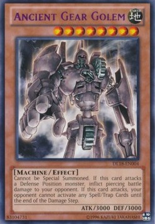 Yu-Gi-Oh! DL18 Ancient Gear Golem (V.3 - Rare)