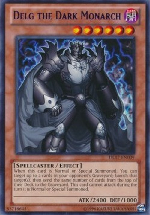 Yu-Gi-Oh! DL17 Delg the Dark Monarch (V.3 - Rare)