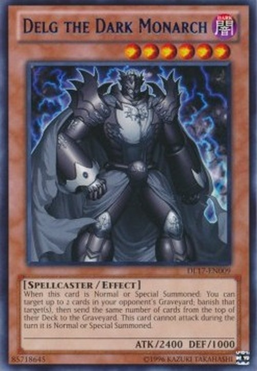 Yu-Gi-Oh! DL17 Delg the Dark Monarch (V.1 - Rare)