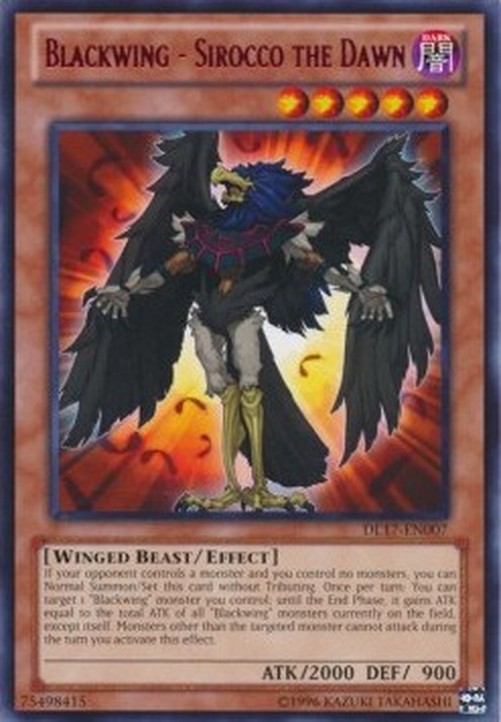 Yu-Gi-Oh! DL17 Blackwing - Sirocco the Dawn (V.4 - Rare)