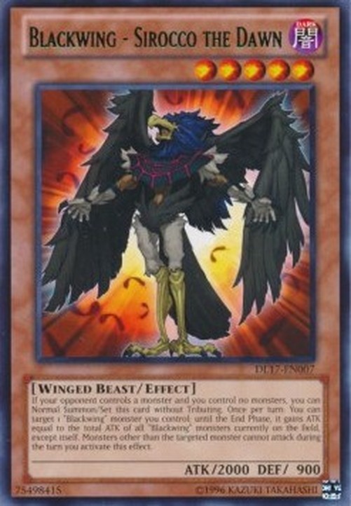 Yu-Gi-Oh! DL17 Blackwing - Sirocco the Dawn (V.2 - Rare)