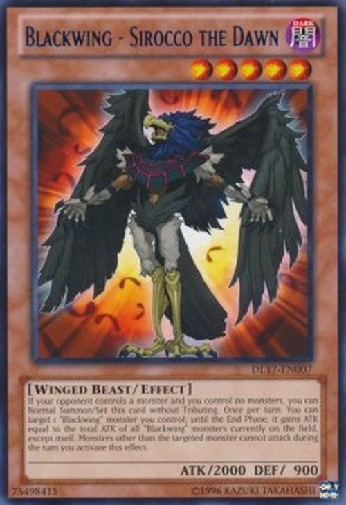 Yu-Gi-Oh! DL17 Blackwing - Sirocco the Dawn (V.1 - Rare)