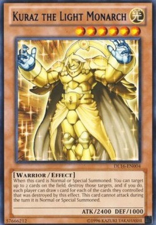 Yu-Gi-Oh! DL16 Kuraz the Light Monarch (V.1 - Rare)