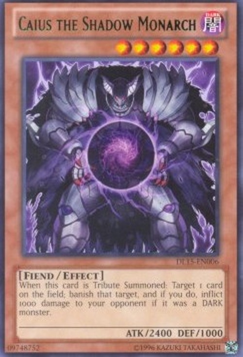 Yu-Gi-Oh! DL15 Caius the Shadow Monarch (V.2 - Rare)