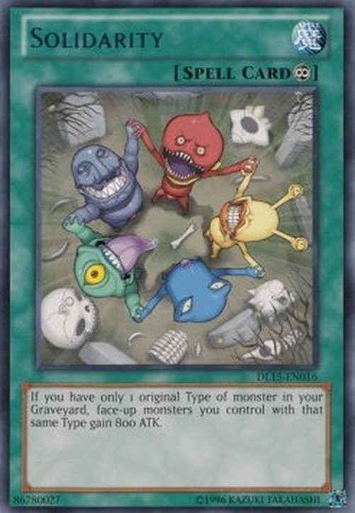 Yu-Gi-Oh! DL15 Solidarity (V.1 - Rare)