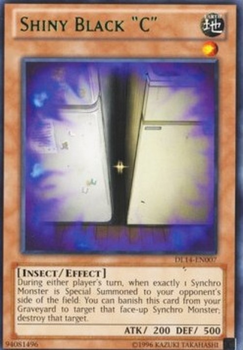 Yu-Gi-Oh! DL14 Shiny Black "C" (V.2 - Rare)