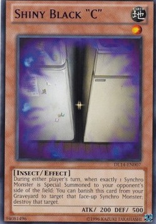 Yu-Gi-Oh! DL14 Shiny Black "C" (V.1 - Rare)