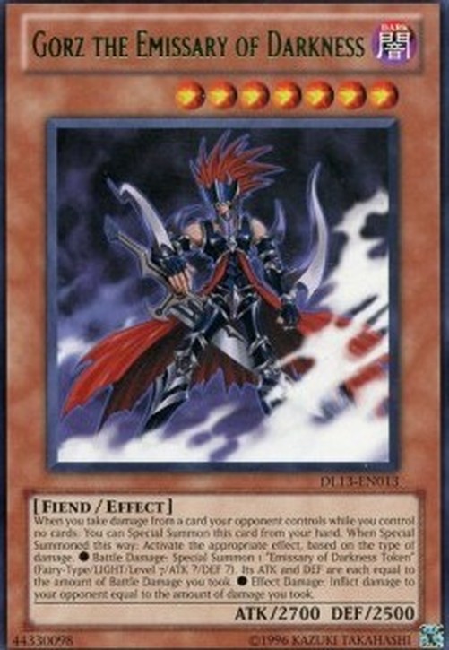 Yu-Gi-Oh! DL13 Gorz the Emissary of Darkness (V.2 - Rare)