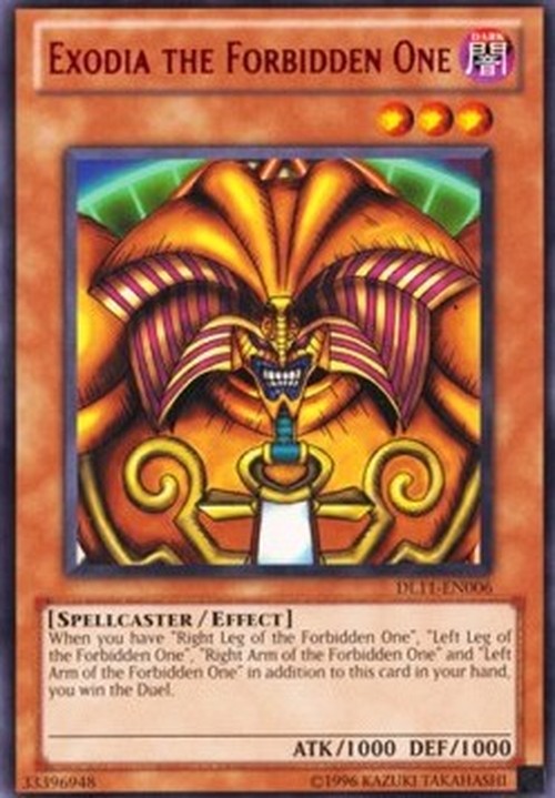 Yu-Gi-Oh! DL11 Exodia the Forbidden One (V.4 - Rare)