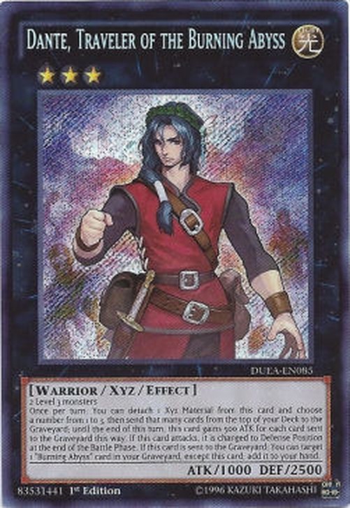 Yu-Gi-Oh! DUEA Dante, Traveler of the Burning Abyss