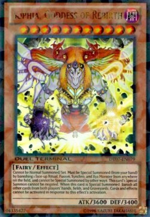 Yu-Gi-Oh! DT07 Sophia, Goddess of Rebirth