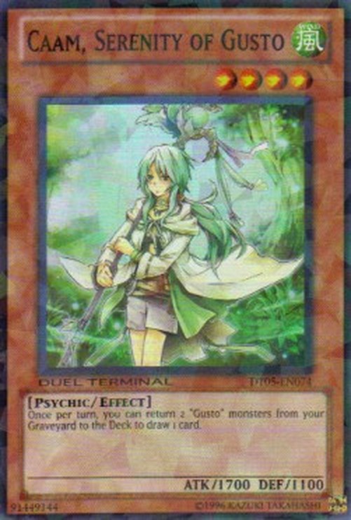 Yu-Gi-Oh! DT05 Caam, Serenity of Gusto