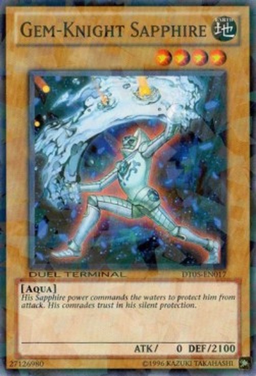 Yu-Gi-Oh! DT05 Gem-Knight Sapphire