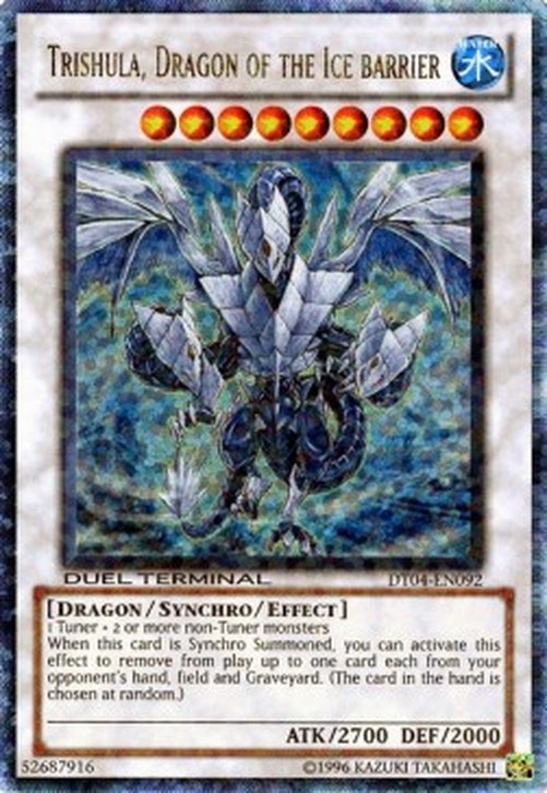 Yu-Gi-Oh! DT04 Trishula, Dragon of the Ice Barrier