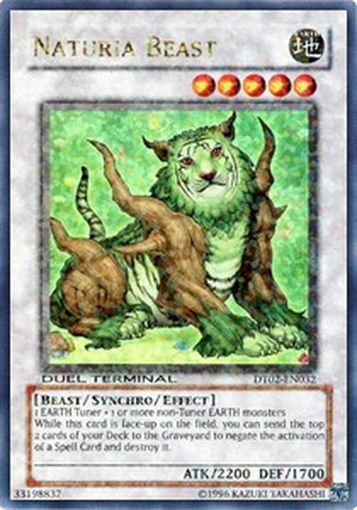 Yu-Gi-Oh! DT02 Naturia Beast
