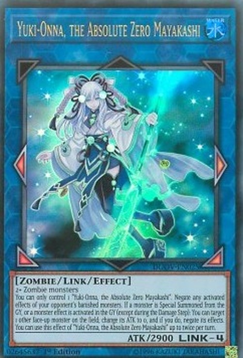 Yu-Gi-Oh! DUOV Yuki-Onna, the Absolute Zero Mayakashi