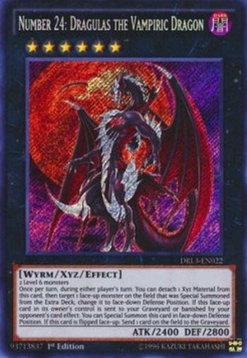 Yu-Gi-Oh! DRL3 Number 24: Dragulas the Vampiric Dragon