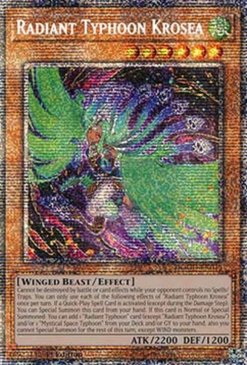 Yu-Gi-Oh! DOOD Radiant Typhoon Krosea (V.2 - Starlight Rare)