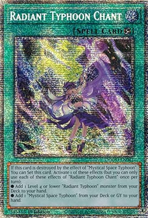 Yu-Gi-Oh! DOOD Radiant Typhoon Chant (V.2 - Starlight Rare)