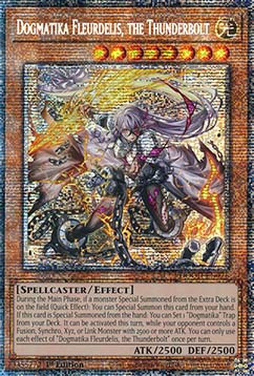 Yu-Gi-Oh! DOOD Dogmatika Fleurdelis, the Thunderbolt (V.2 - Starlight Rare)