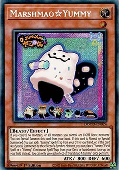 Yu-Gi-Oh! DOOD MarshmaoYummy (V.1 - Secret Rare)