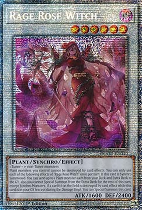Yu-Gi-Oh! DOOD Rage Rose Witch (V.2 - Starlight Rare)