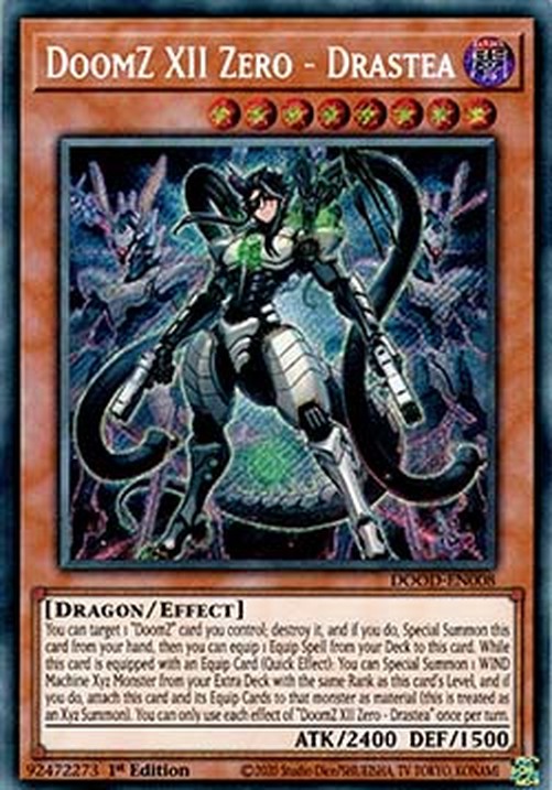 Yu-Gi-Oh! DOOD DoomZ XII Zero - Drastea (V.1 - Secret Rare)
