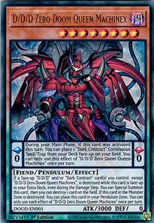 Yu-Gi-Oh! DOOD D/D/D Zero Doom Queen Machinex (V.1 - Ultra Rare)