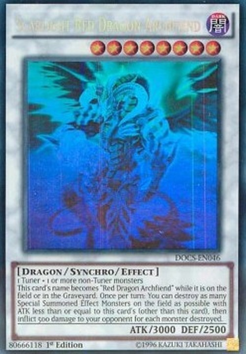 Yu-Gi-Oh! DOCS Scarlight Red Dragon Archfiend (V.3 - Ghost Rare)