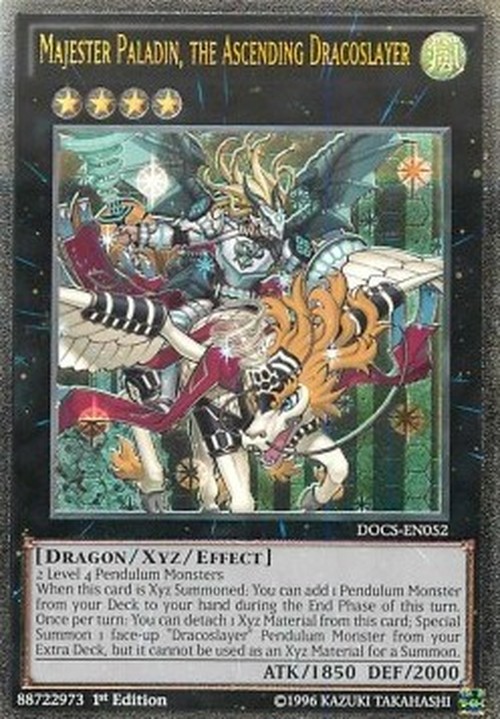 Yu-Gi-Oh! DOCS Majester Paladin, the Ascending Dracoslayer (V.2 - Ultimate 