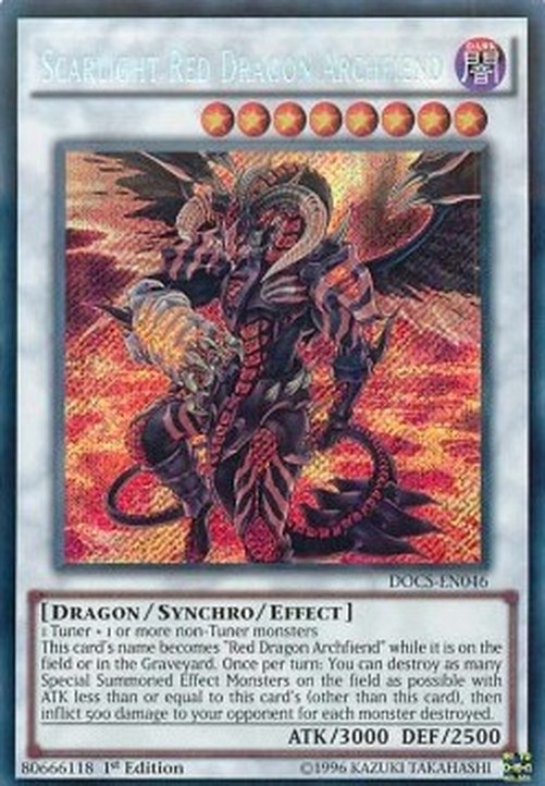 Yu-Gi-Oh! DOCS Scarlight Red Dragon Archfiend (V.1 - Secret Rare)