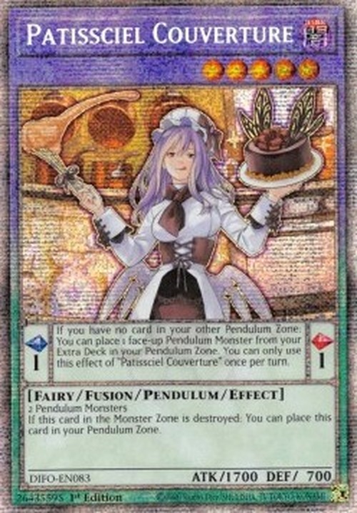 Yu-Gi-Oh! DIFO Patissciel Couverture (V.2 - Starlight Rare)