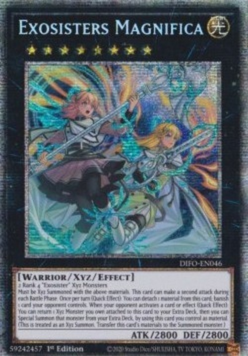 Yu-Gi-Oh! DIFO Exosisters Magnifica (V.2 - Starlight Rare)