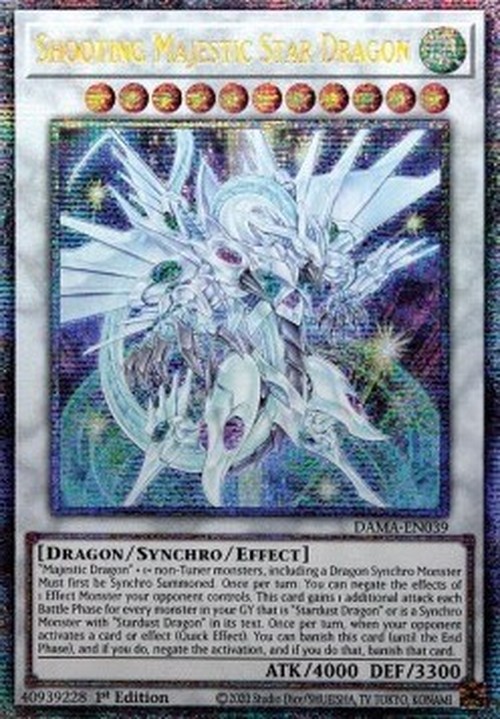 Yu-Gi-Oh! DAMA Shooting Majestic Star Dragon (V.2 - Starlight Rare)