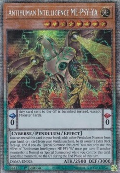 Yu-Gi-Oh! DAMA Antihuman Intelligence ME-PSY-YA (V.2 - Starlight Rare)