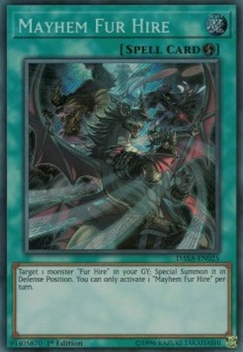 Yu-Gi-Oh! DASA Mayhem Fur Hire