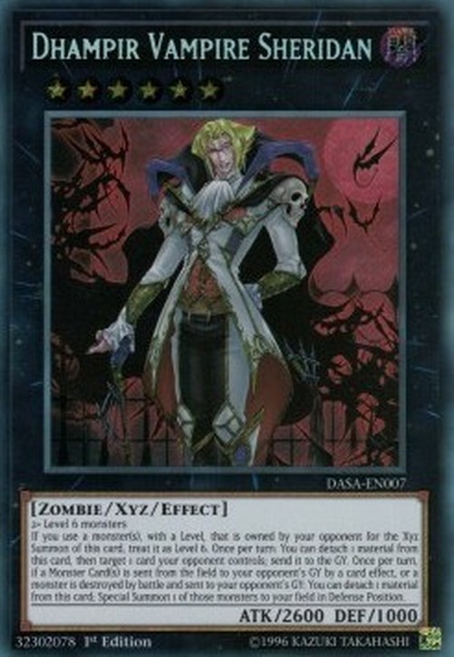 Yu-Gi-Oh! DASA Dhampir Vampire Sheridan