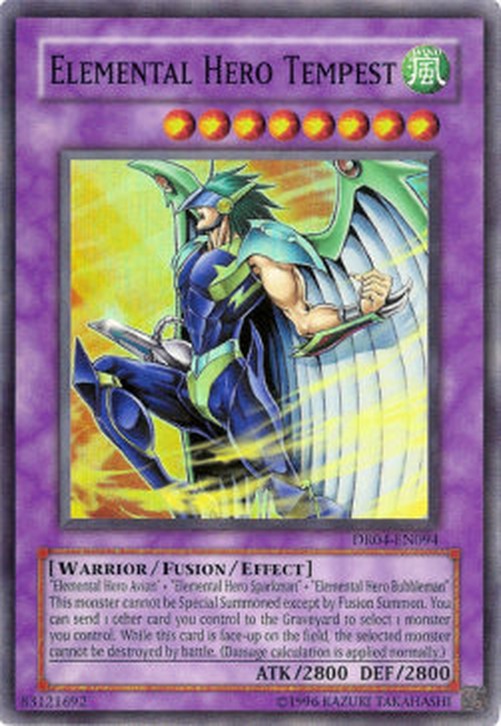 Yu-Gi-Oh! DR04 Elemental HERO Tempest